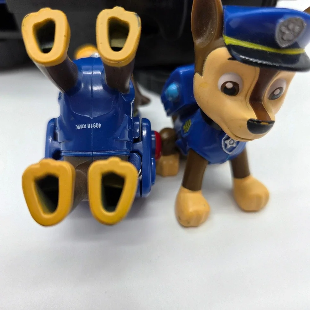 Paw Patrol Police Cruiser Toy Vehicle Kids OS Blue Chase Figures Set‎
